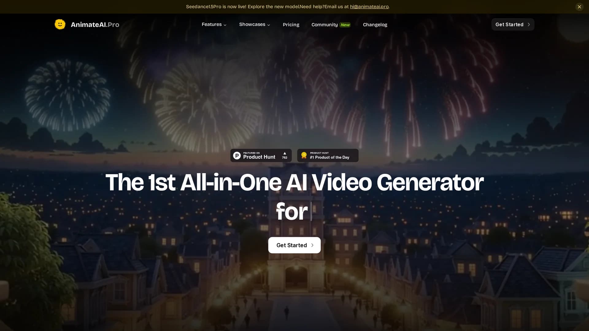 animate-ai homepage