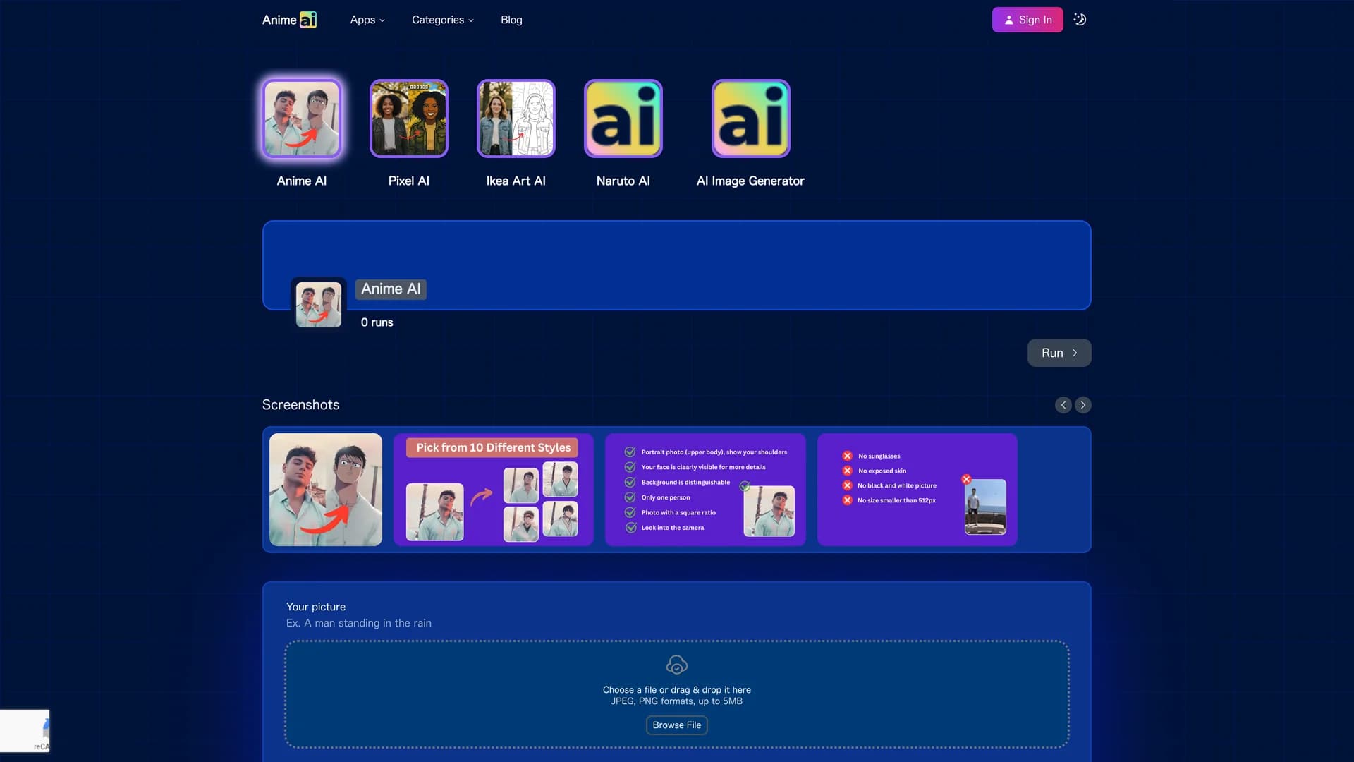anime-ai homepage