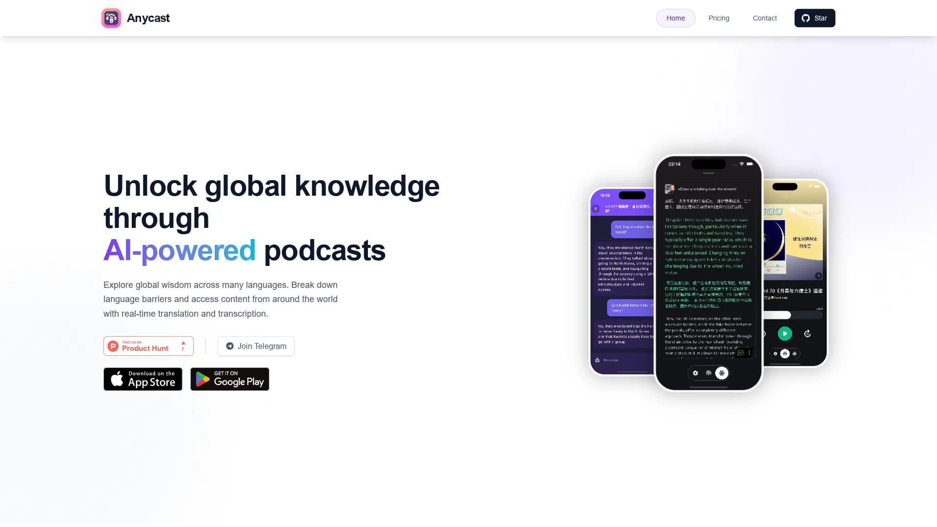 anycast homepage