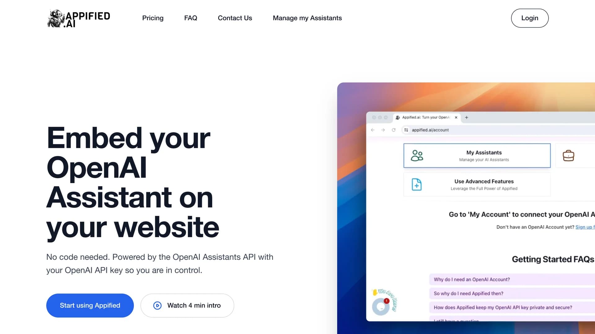appified-ai homepage