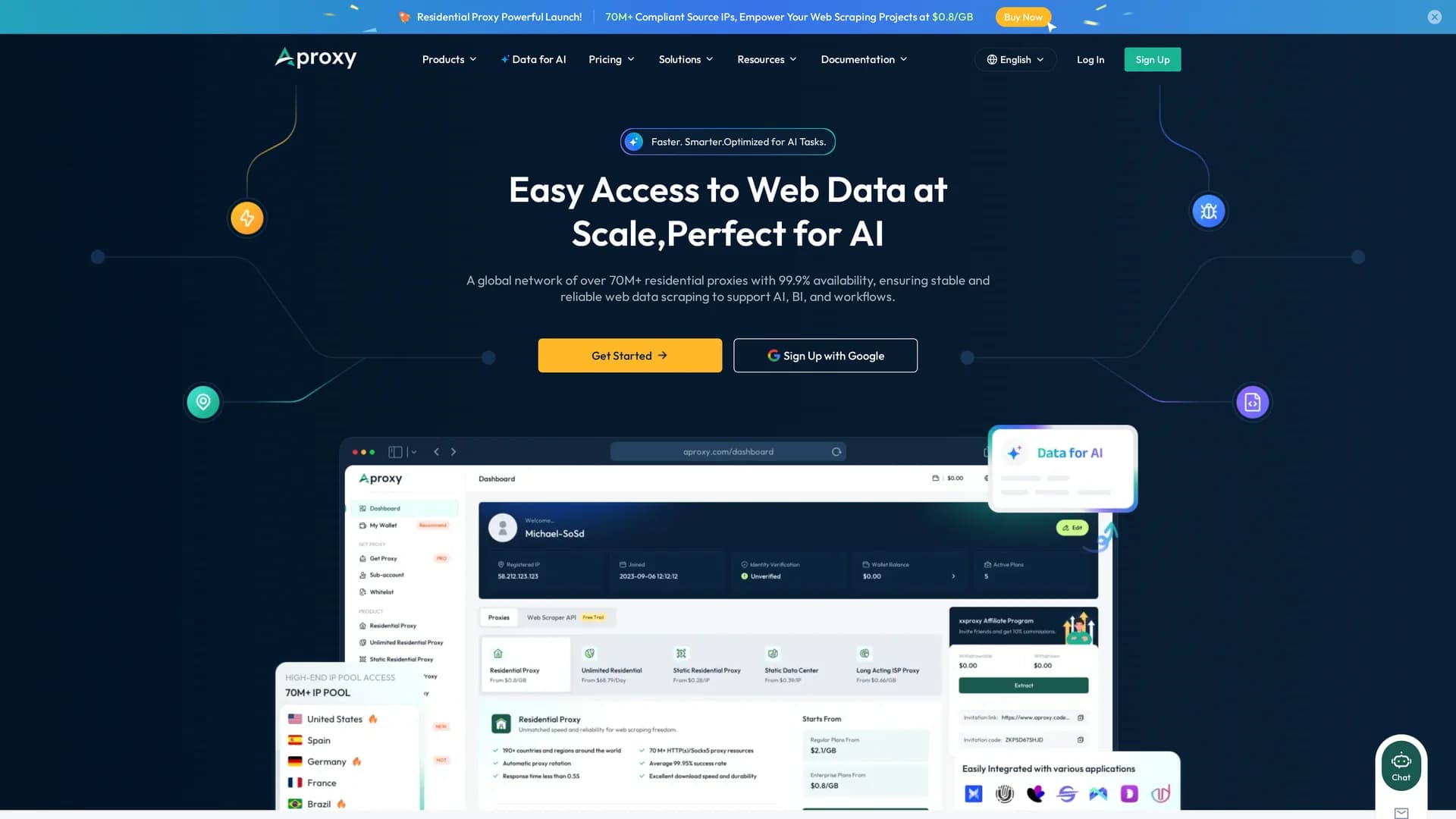 aproxy homepage