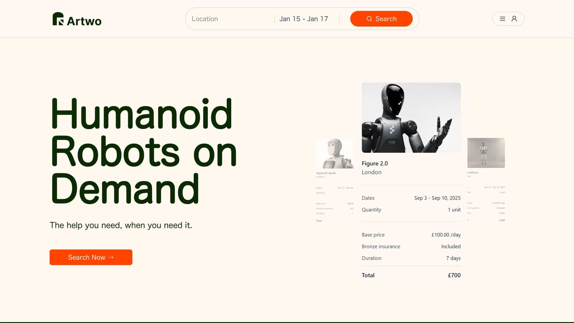 artwo homepage