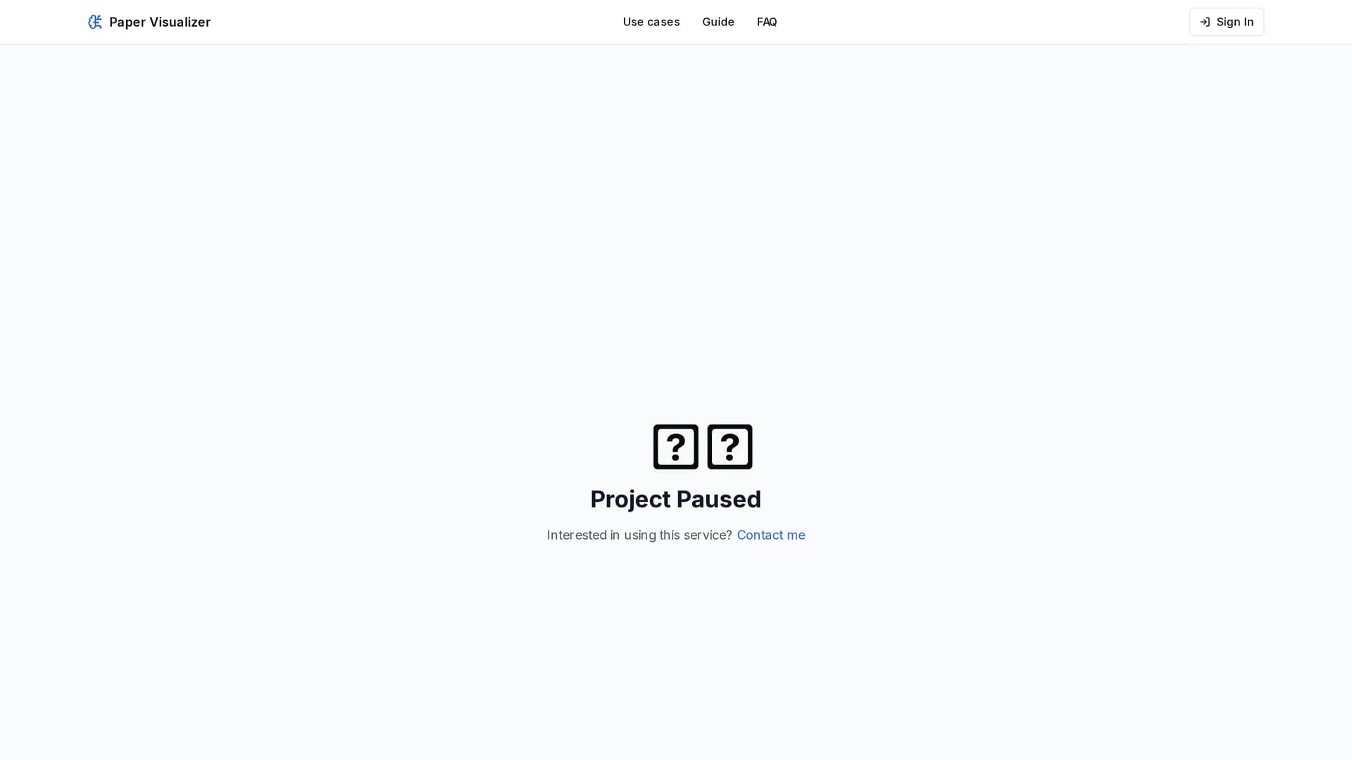 arxiv-paper-visualizer homepage