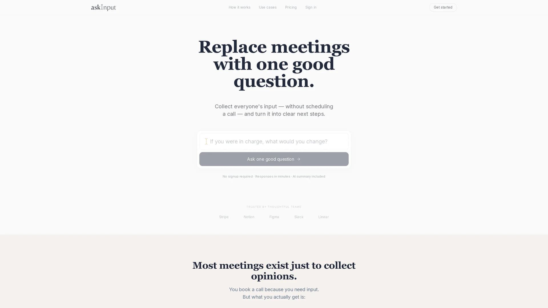 askinput homepage