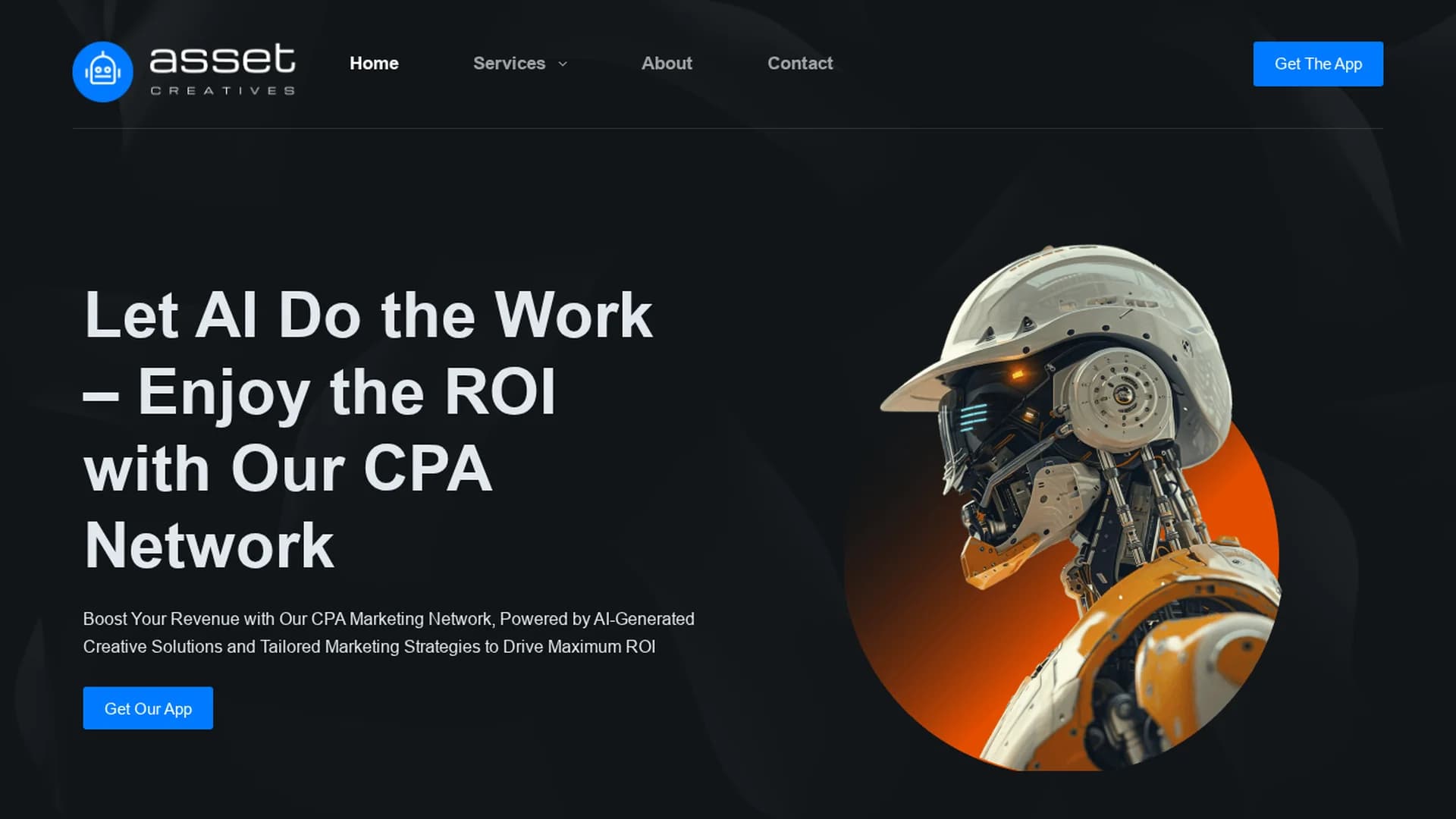 asset-creatives-ai homepage