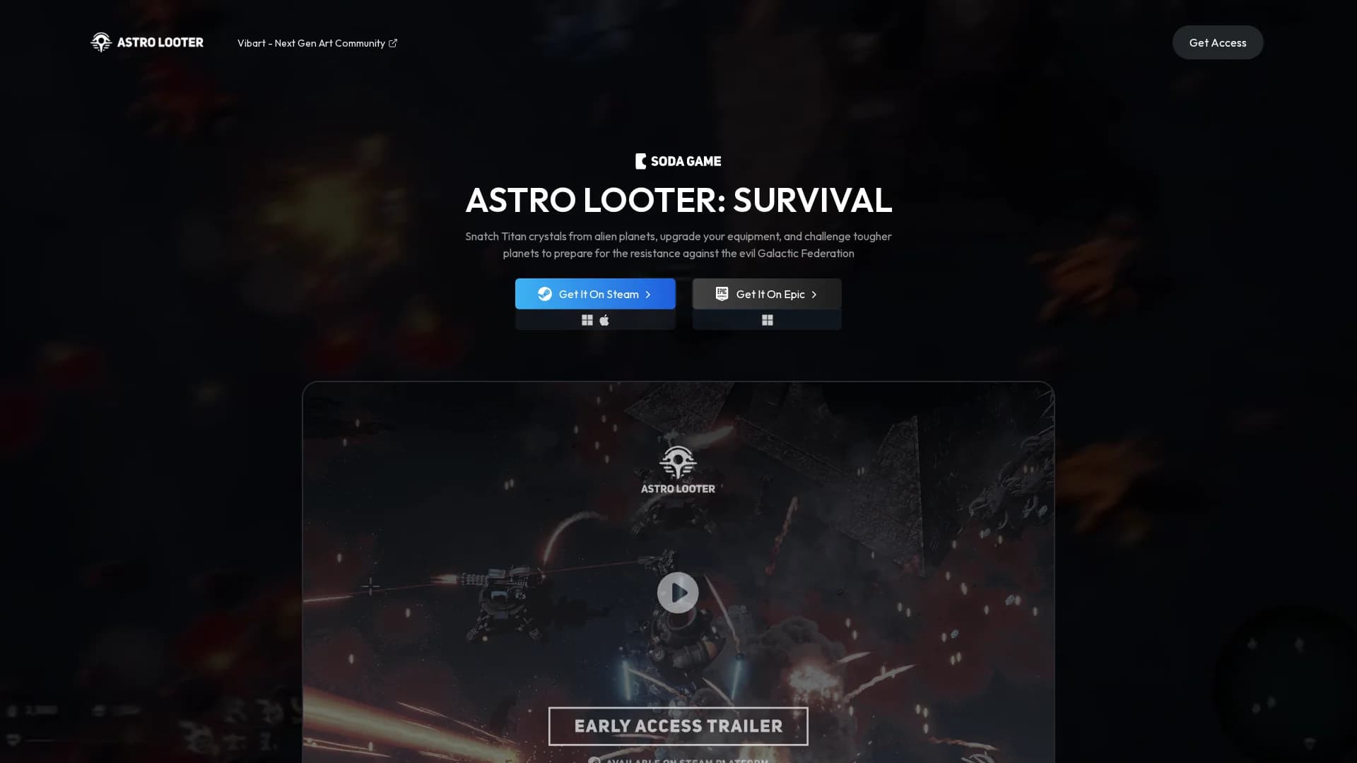 astro-looter homepage