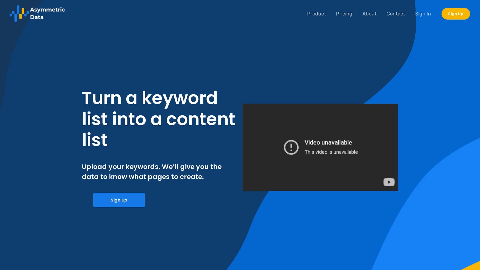 asymmetric-data homepage