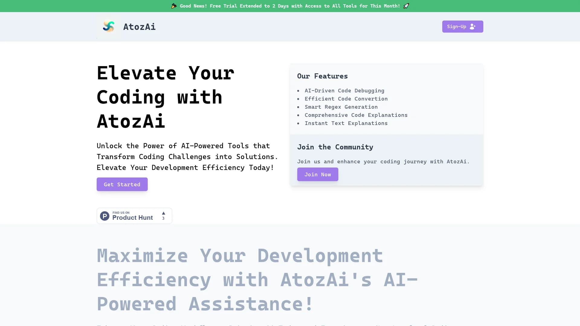 atozai homepage