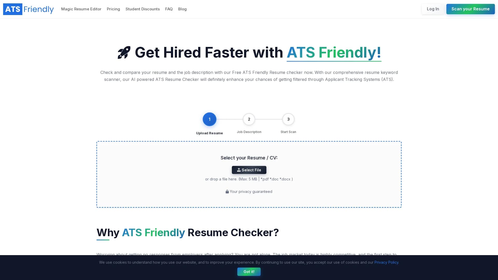atsfriendly-com homepage