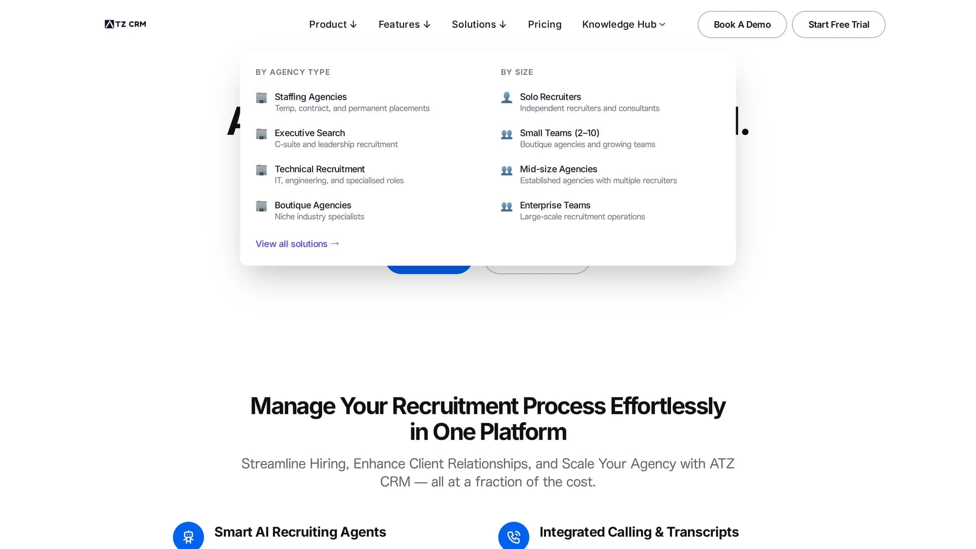 atz-crm homepage