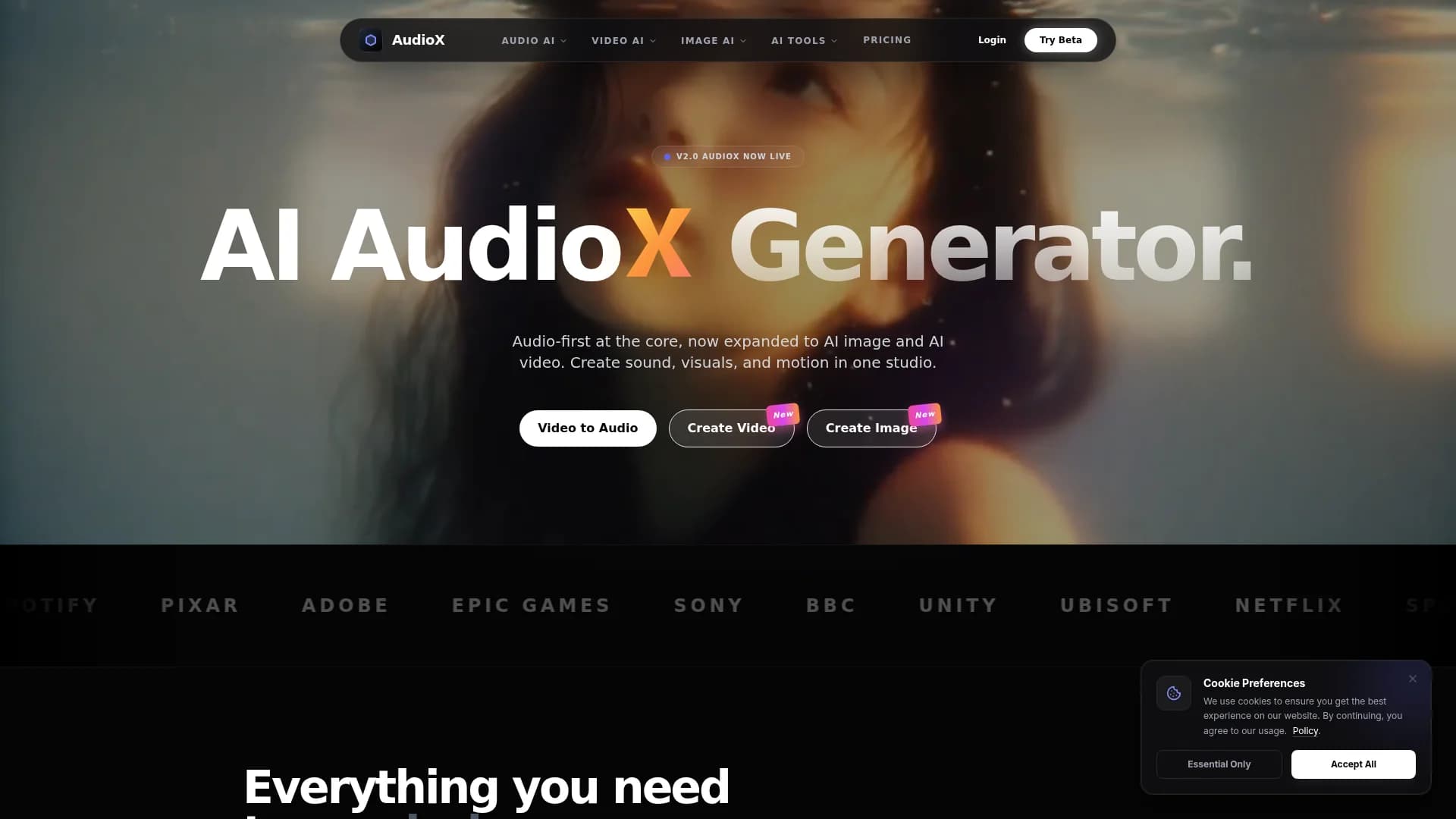 audiox homepage
