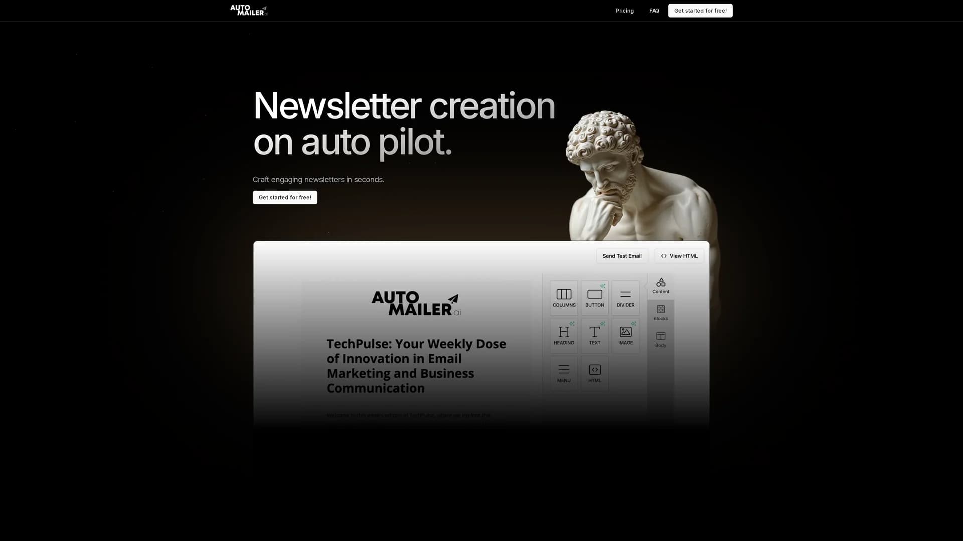 auto-mailer homepage