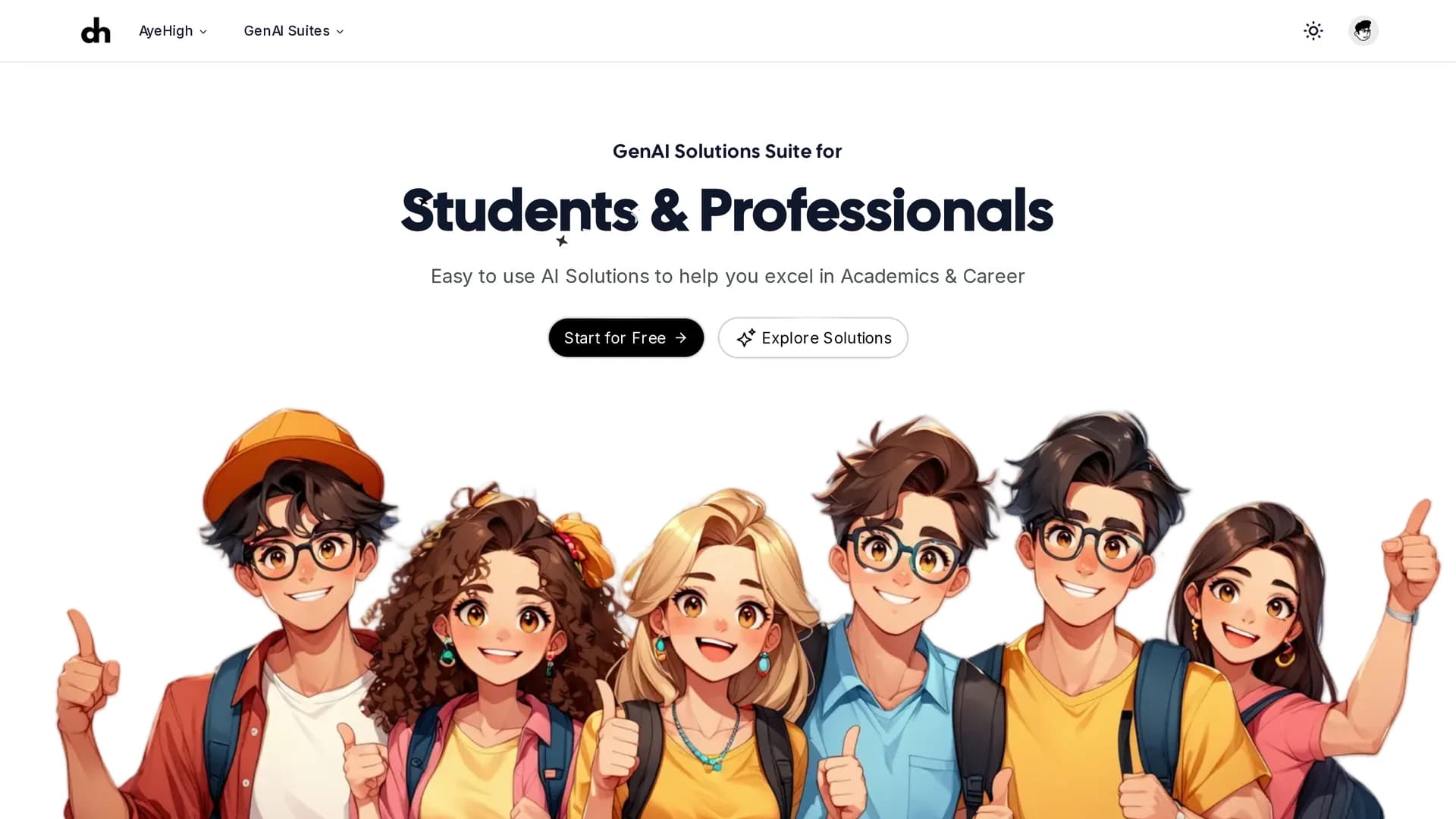 ayehigh homepage