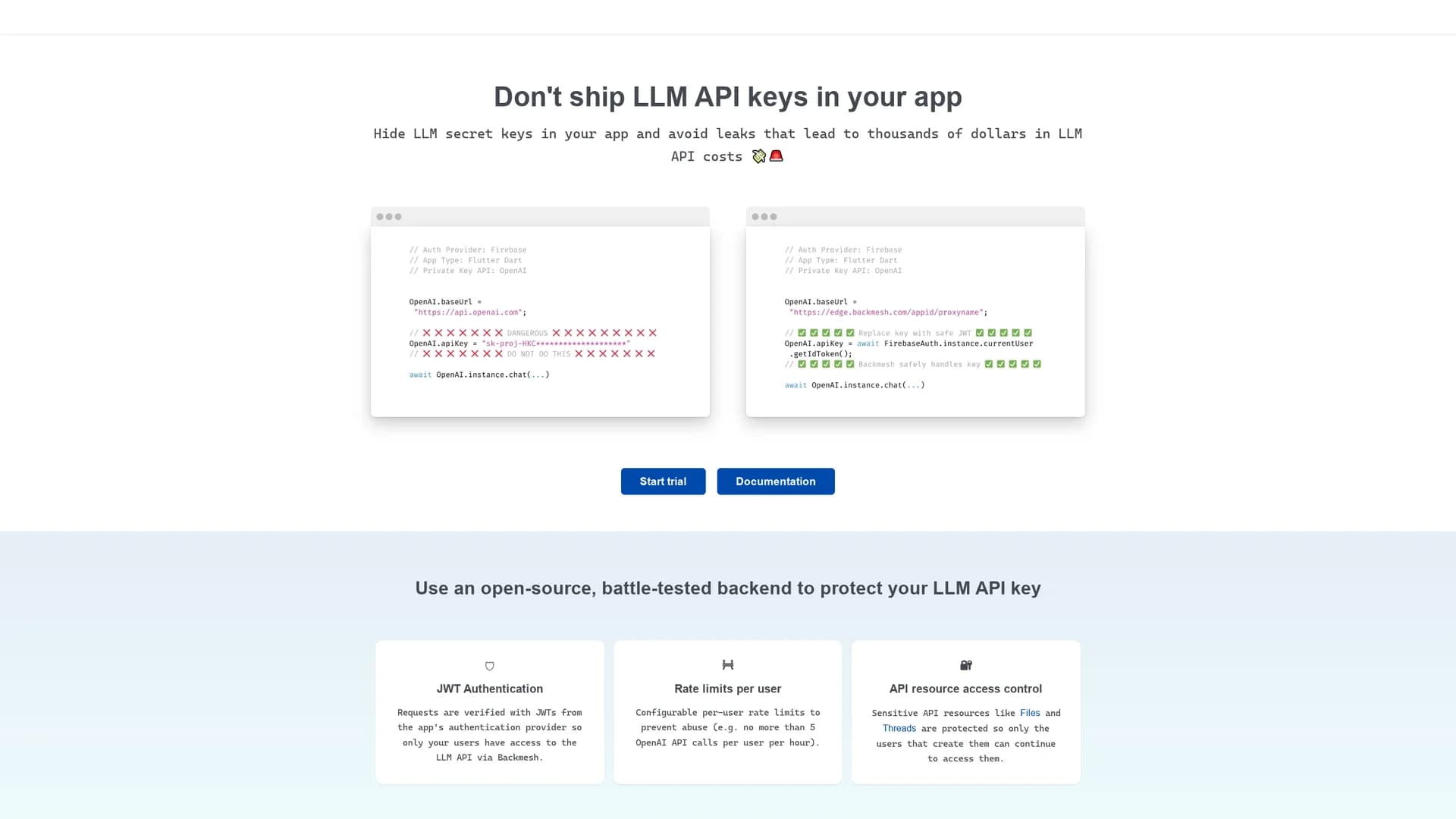 backmesh homepage