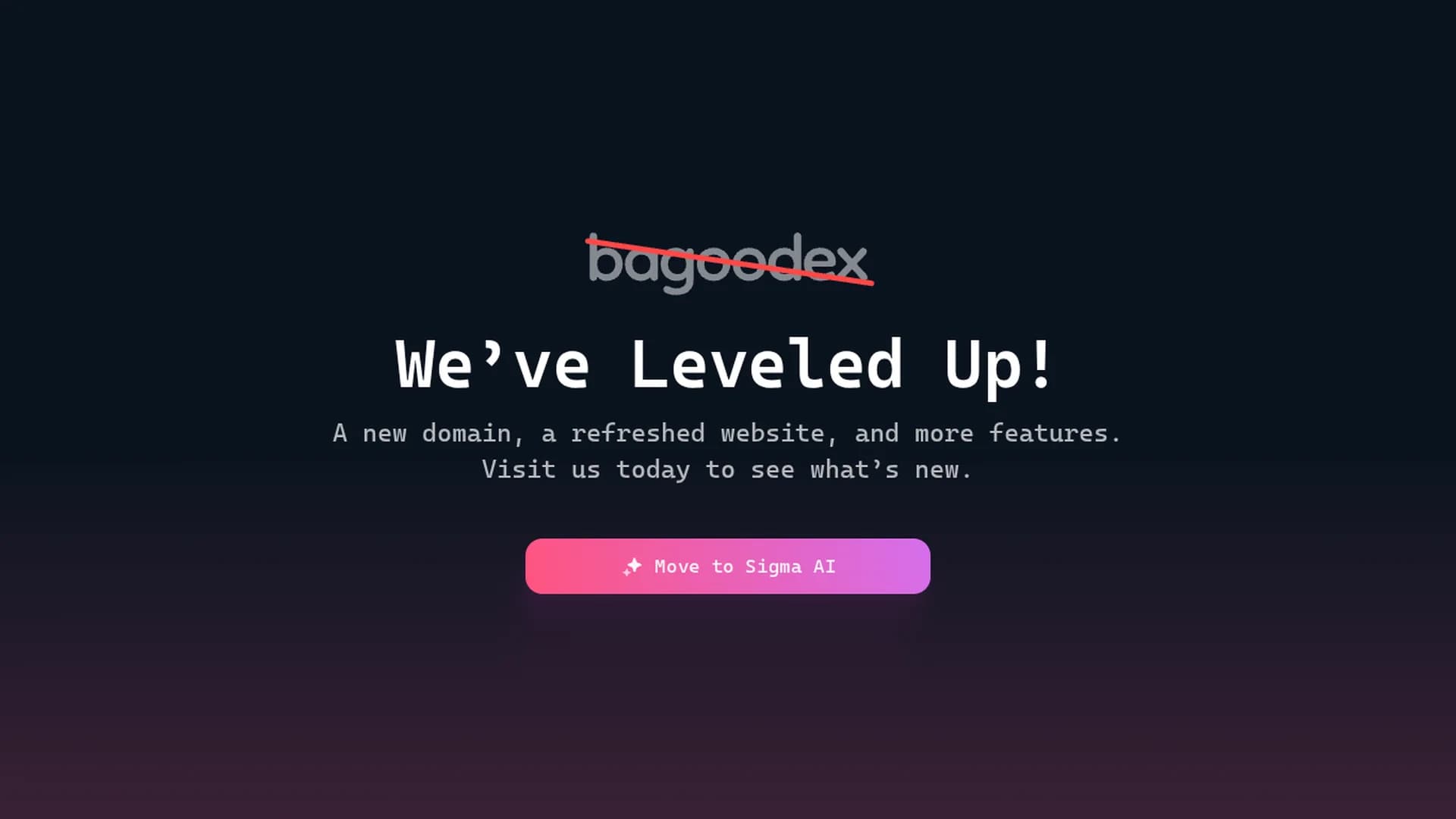 bagoodex homepage