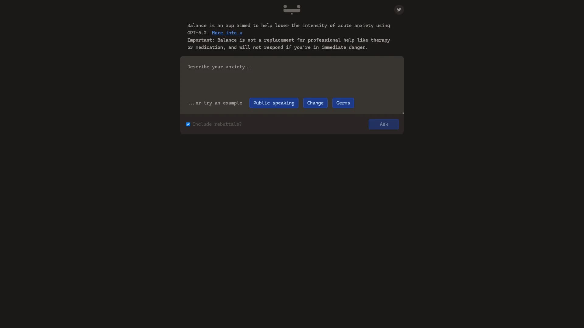 balance homepage