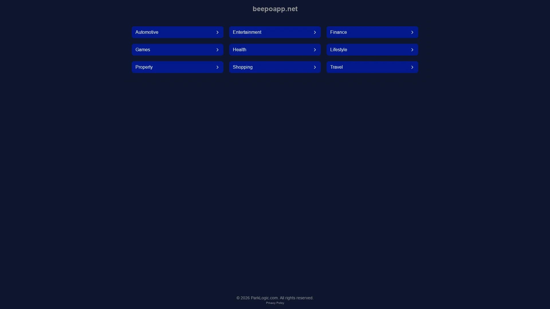 beepo homepage