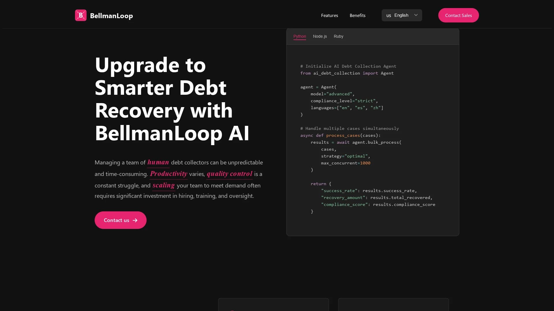 bellmanloop homepage