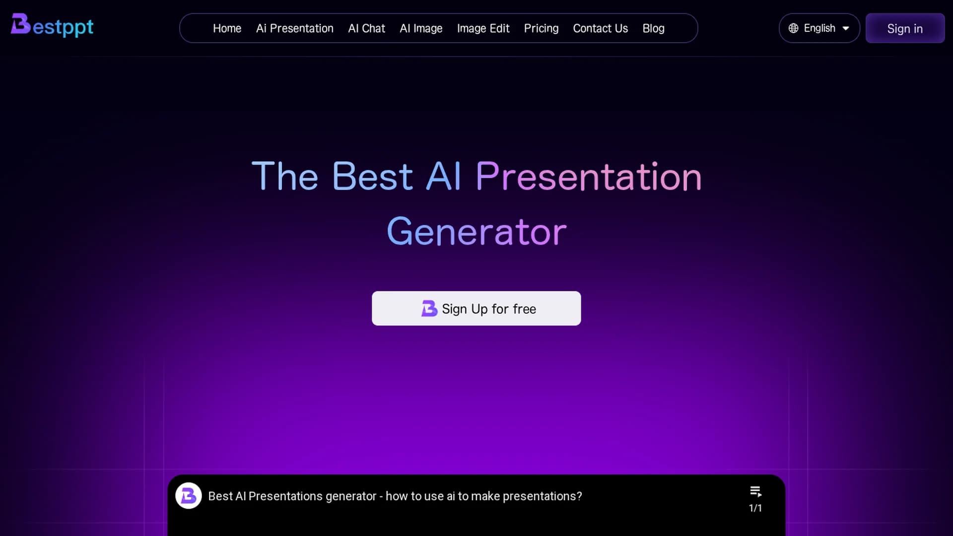 bestppt-ai homepage