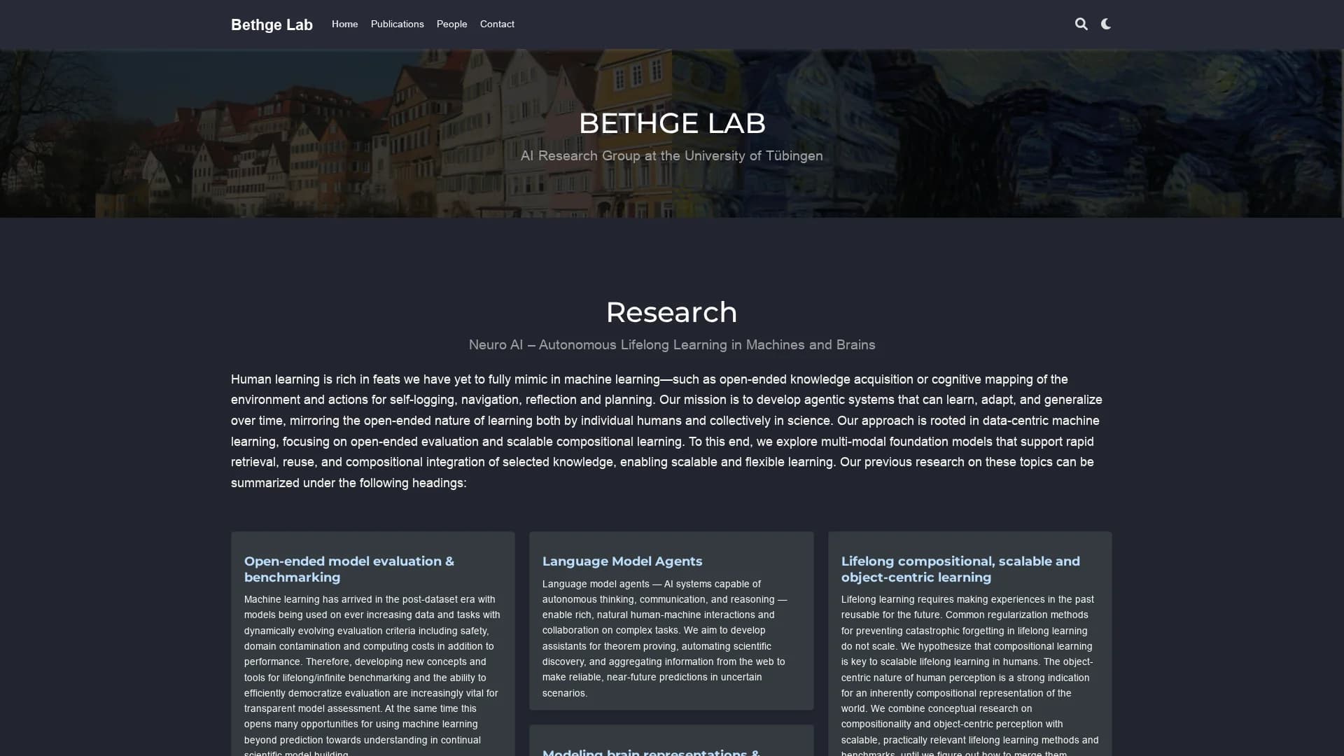 bethgelab-org homepage