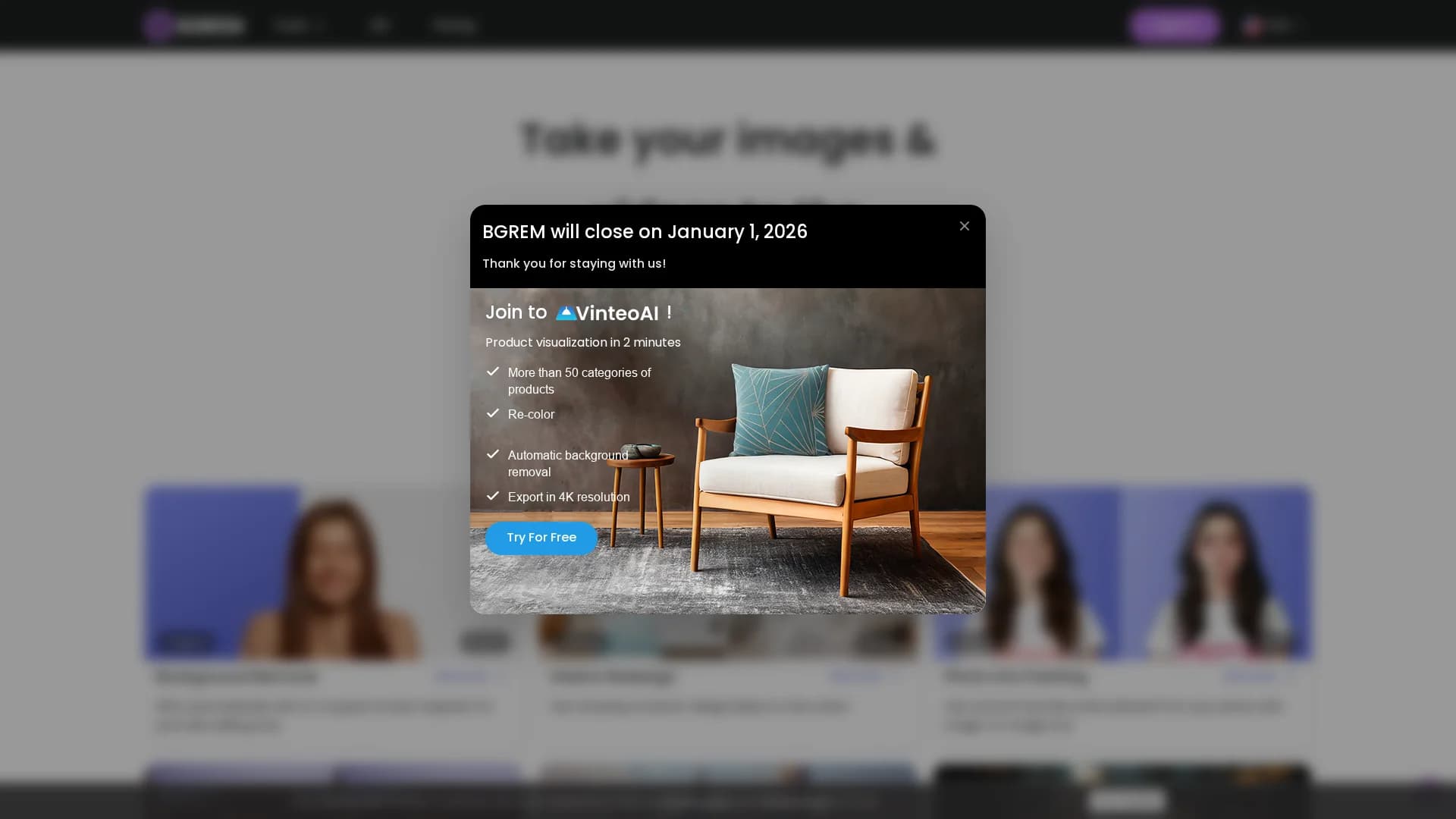 bgrem-ai homepage
