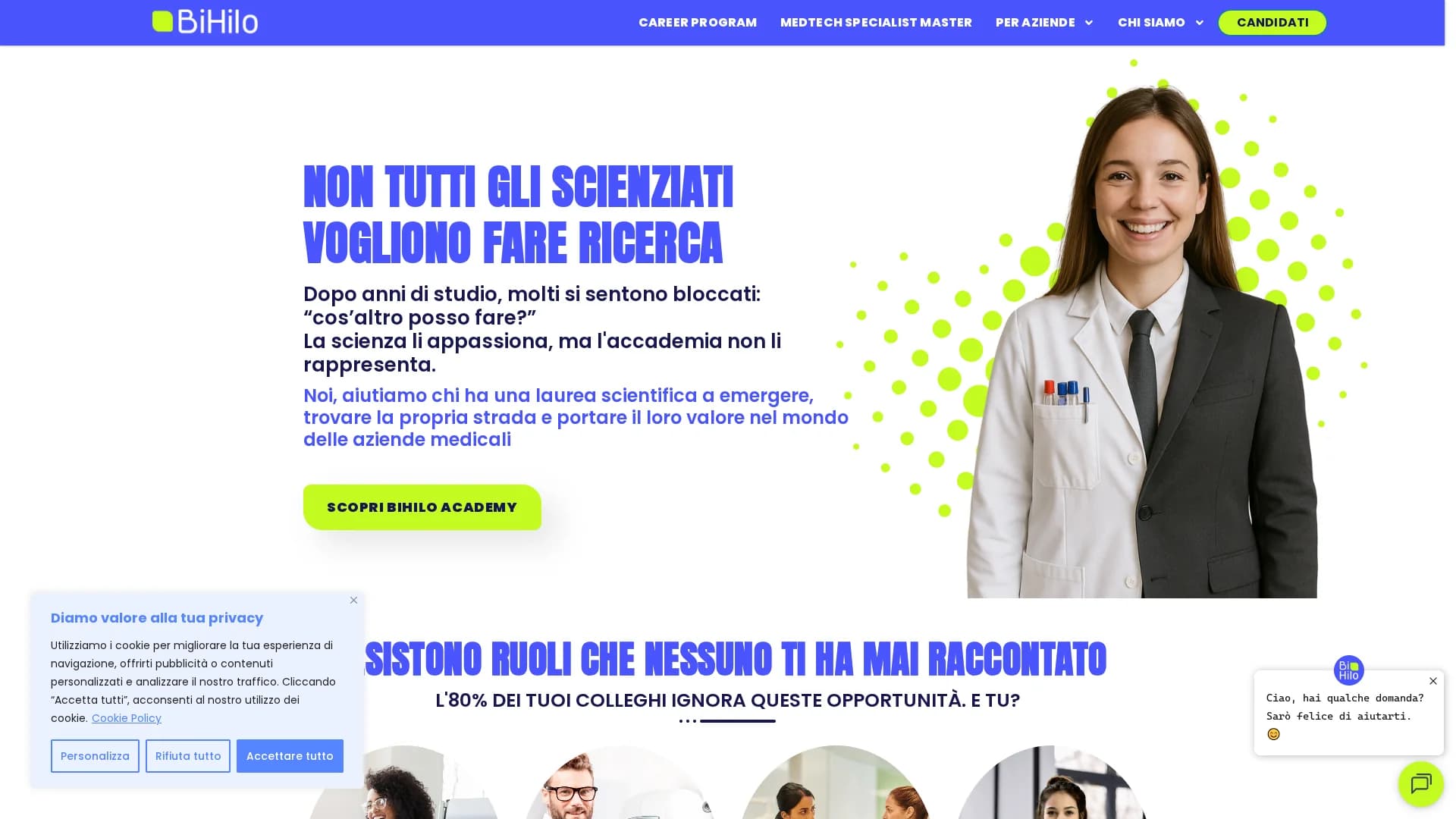 bihilo homepage