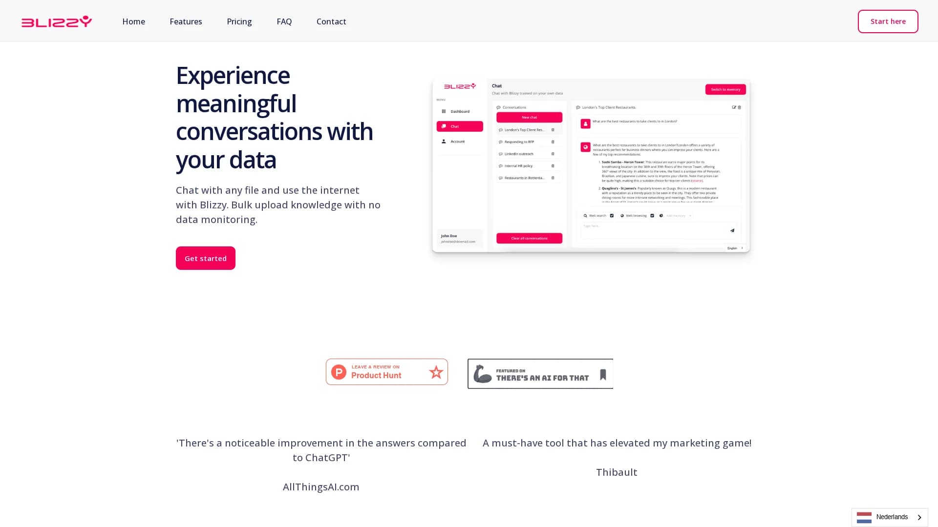 blizzy homepage