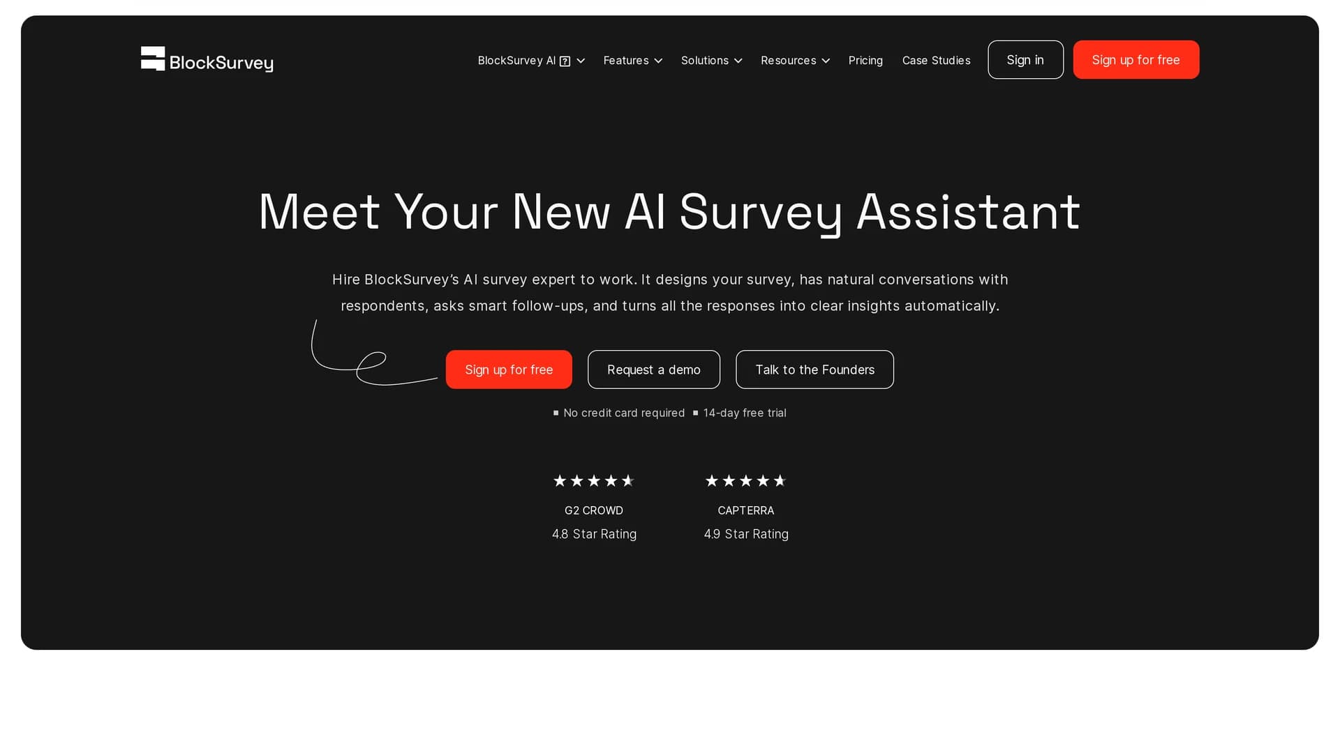 block-survey homepage