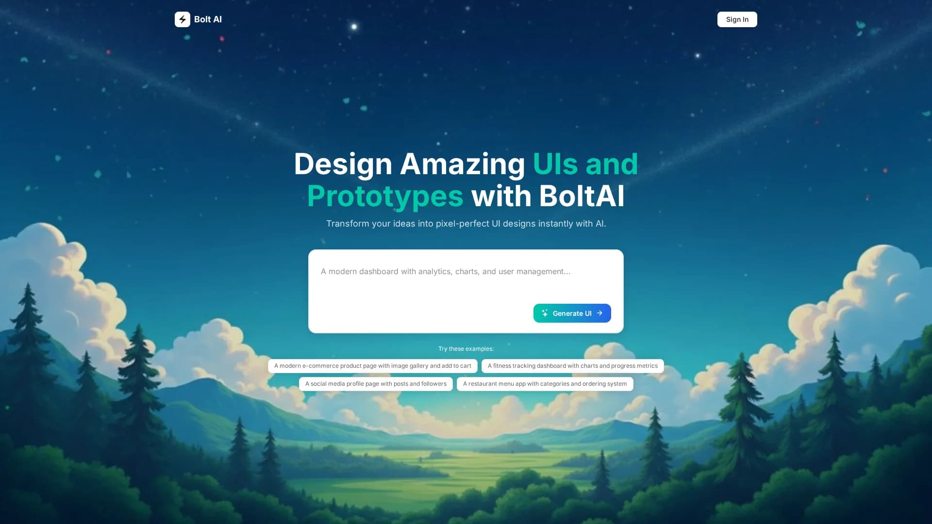 bolt-ai-dev homepage