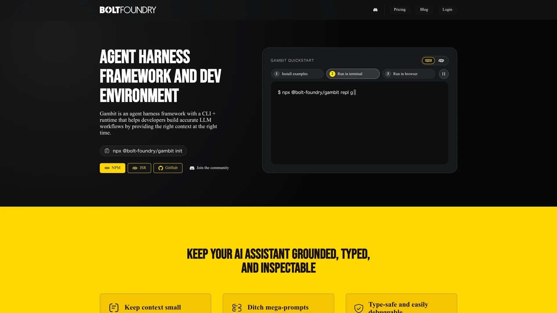 bolt-foundry homepage