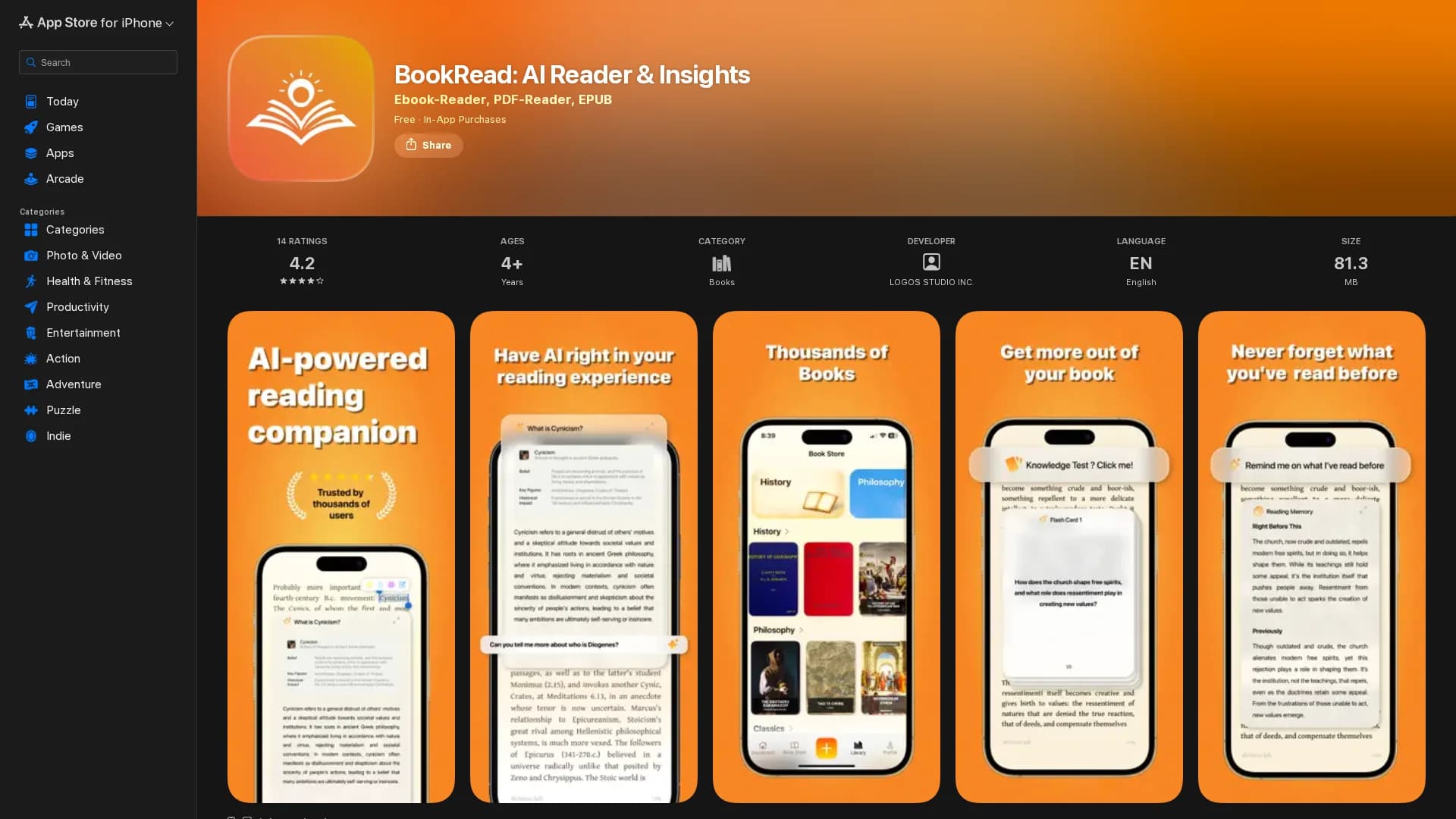 bookread-ai homepage