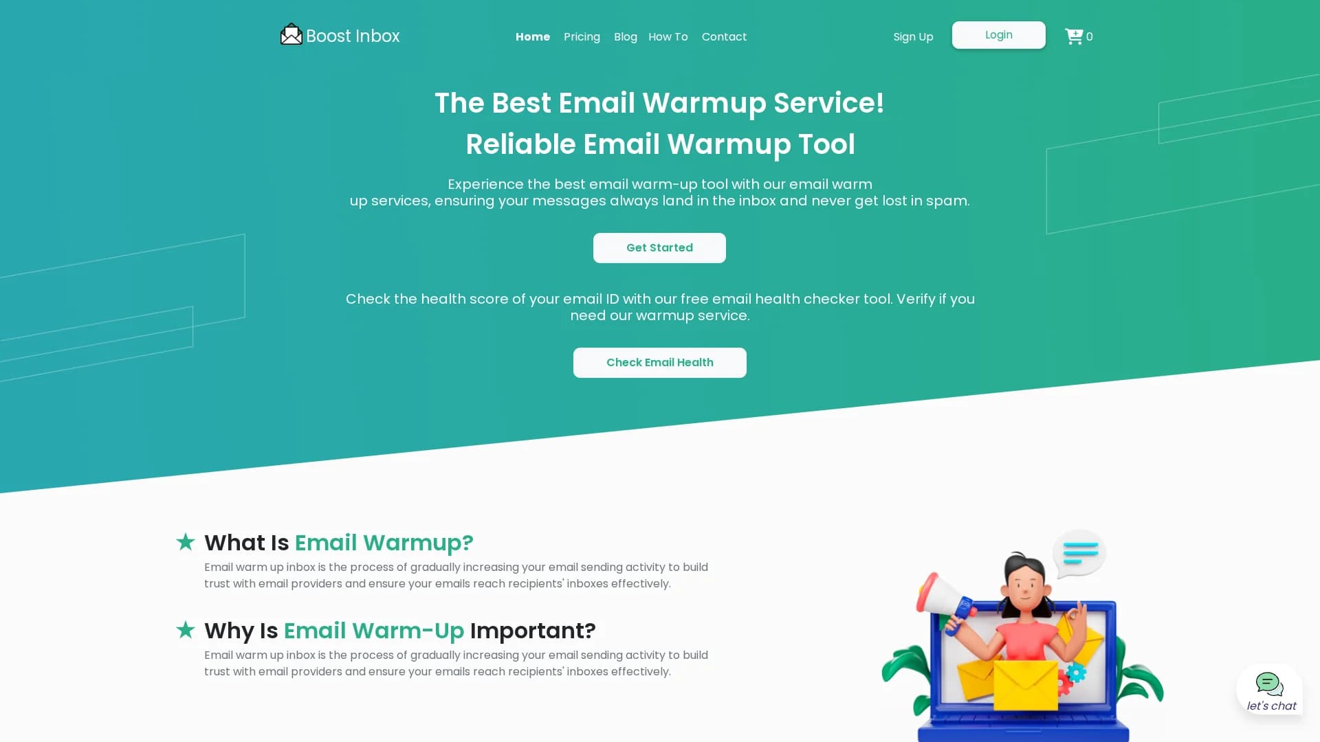 boost-inbox homepage