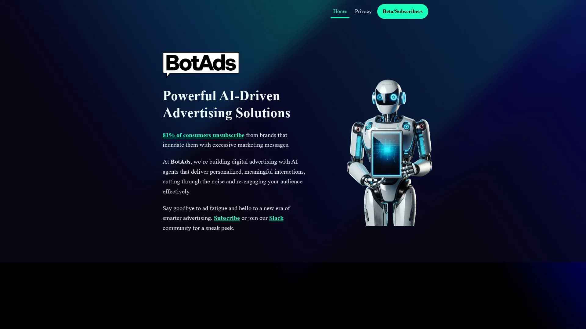 botads homepage