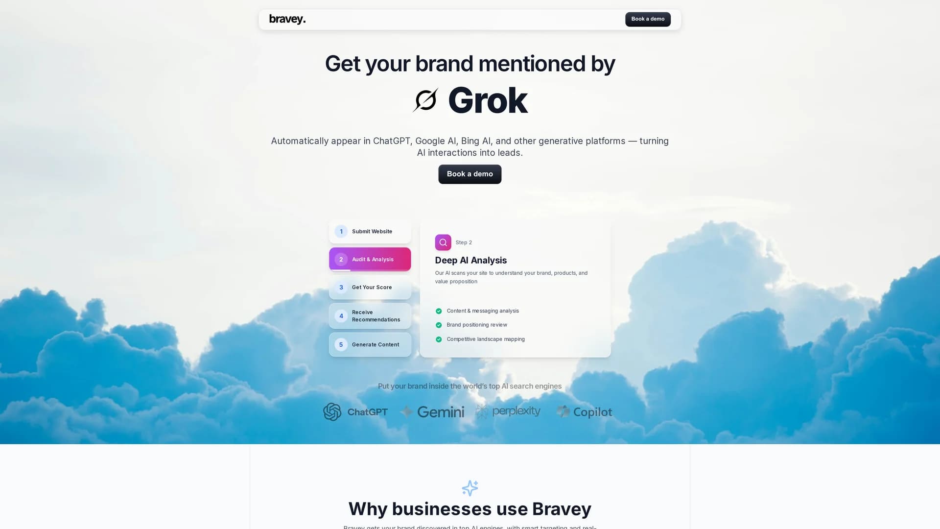 bravey homepage