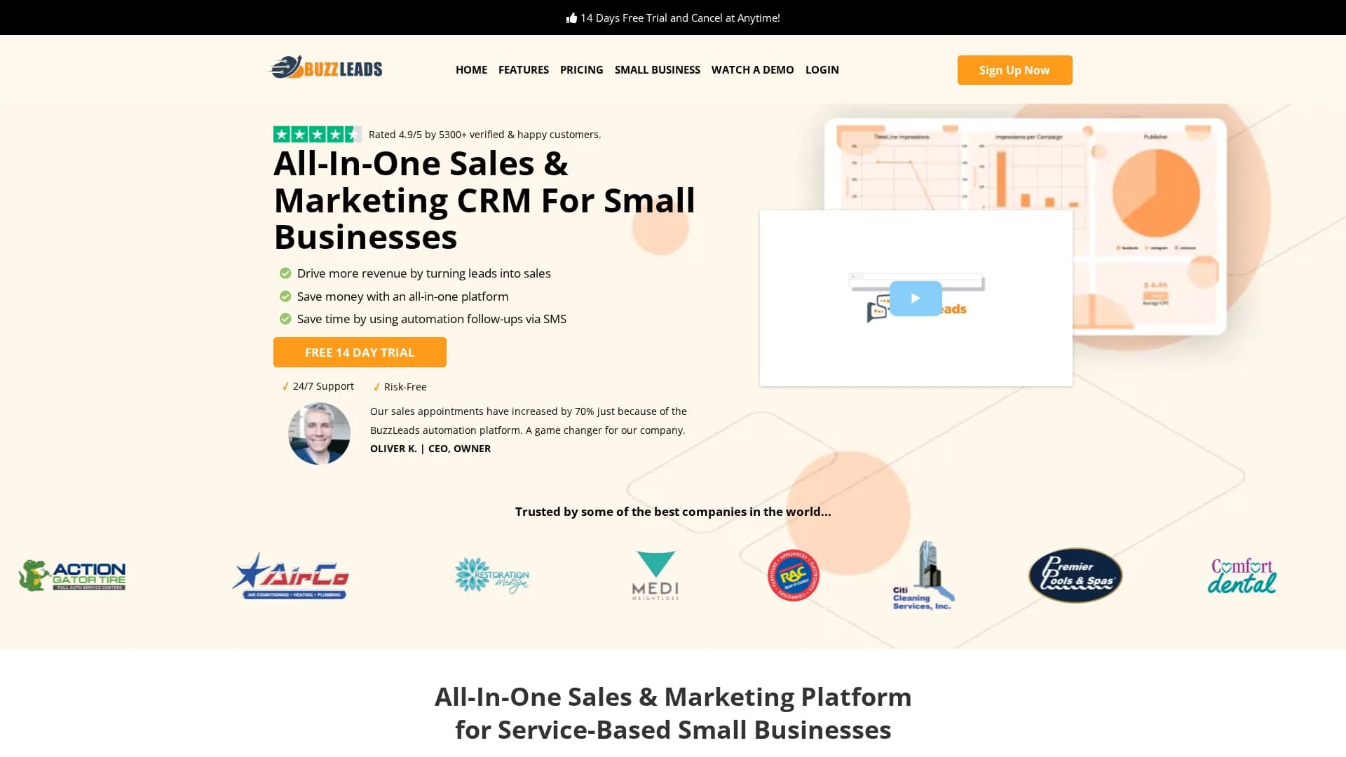 buzzleads-io homepage