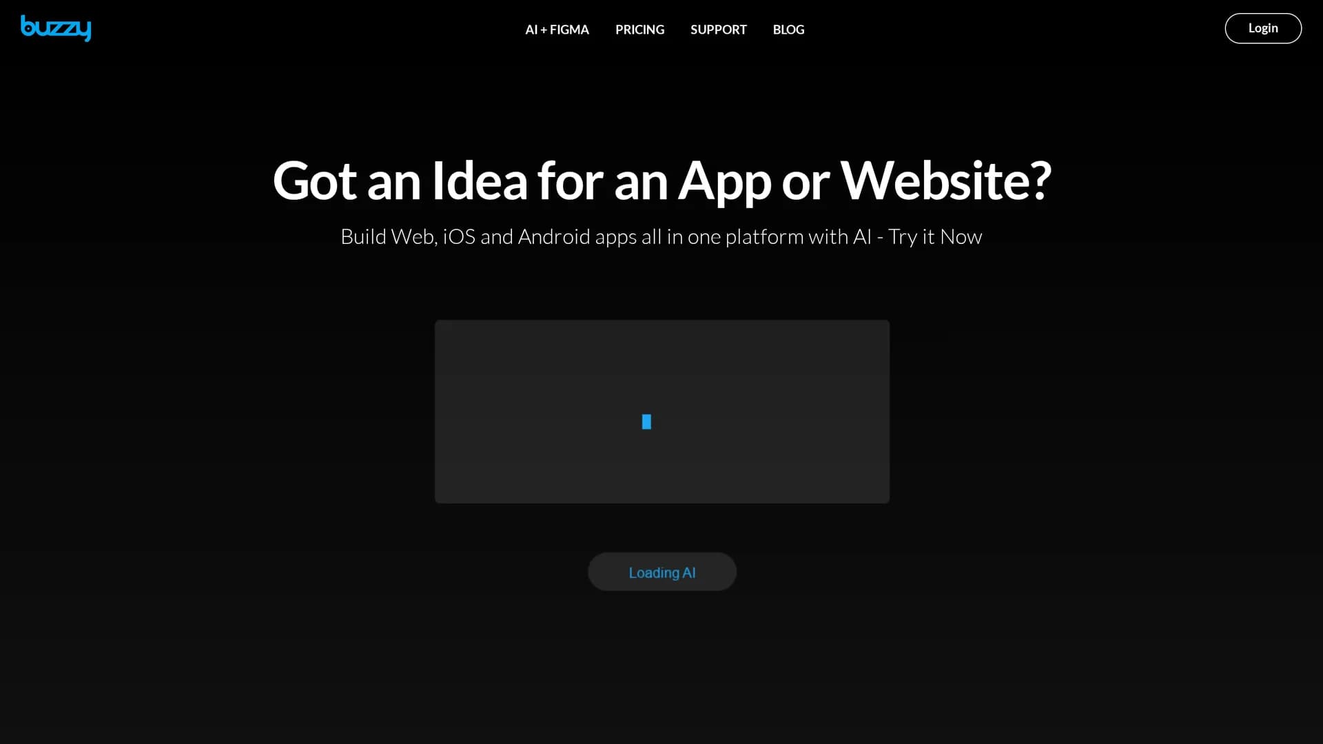 buzzy homepage
