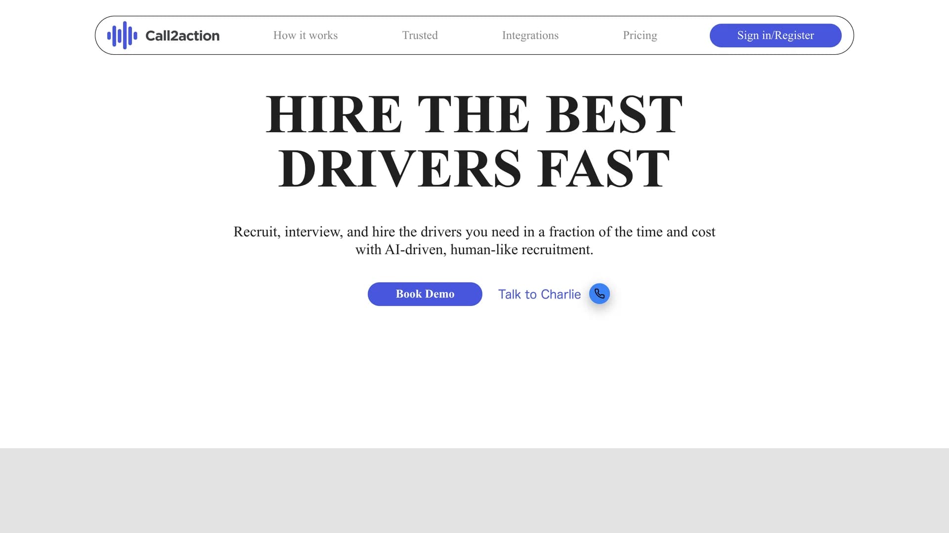 call2action-ai homepage
