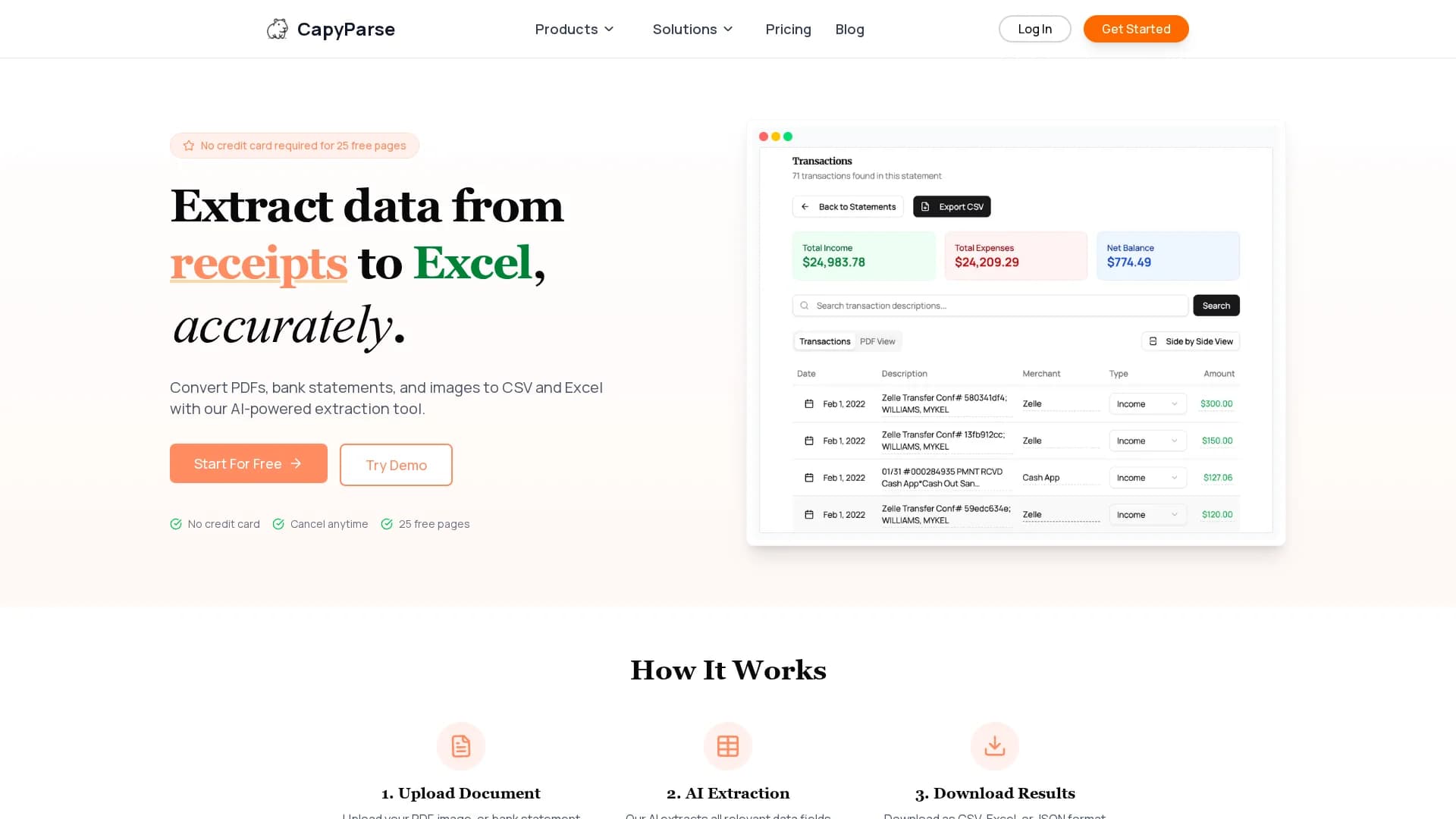 capyparse homepage
