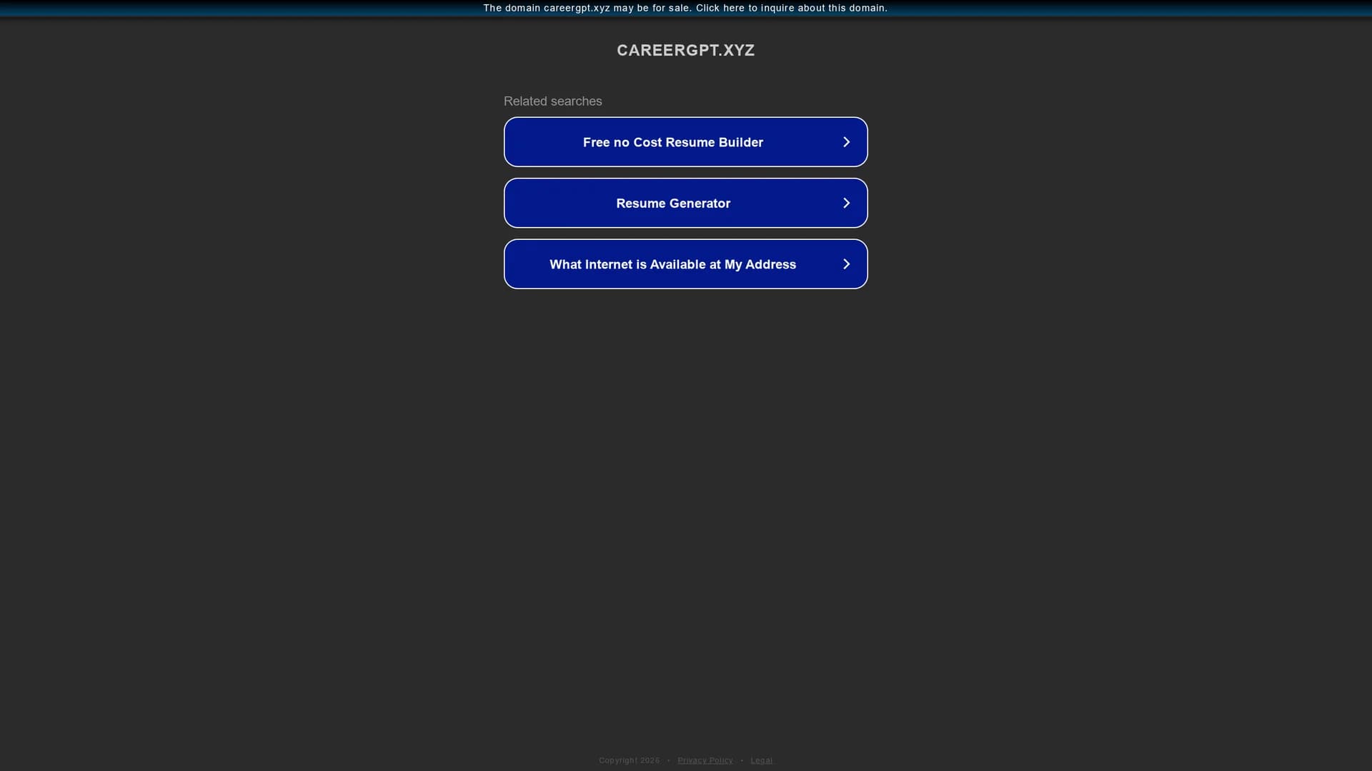 careergpt homepage