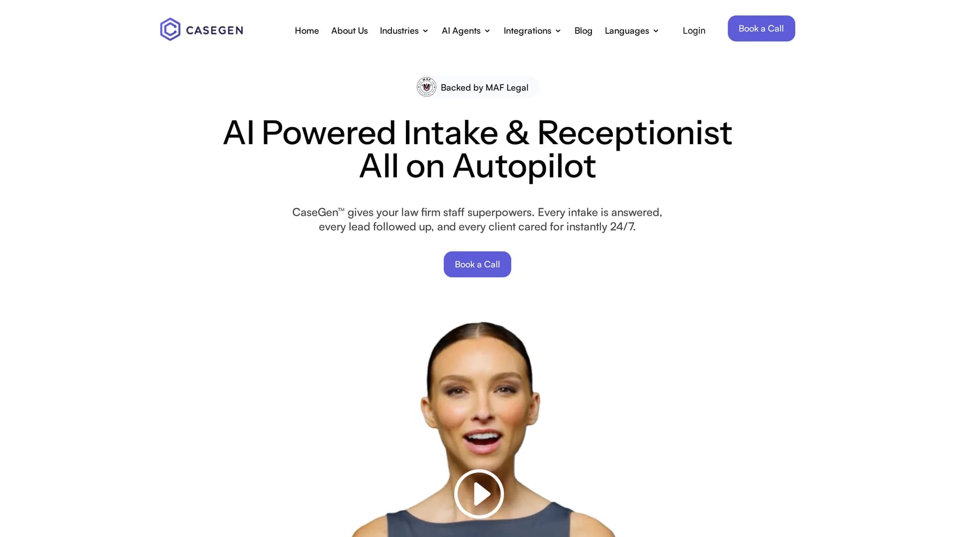 casegen-ai homepage
