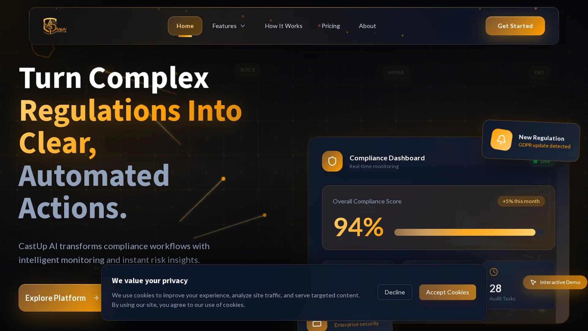 castup-ai homepage
