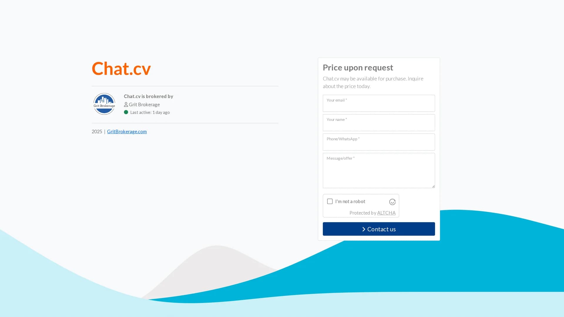 chat-cv homepage