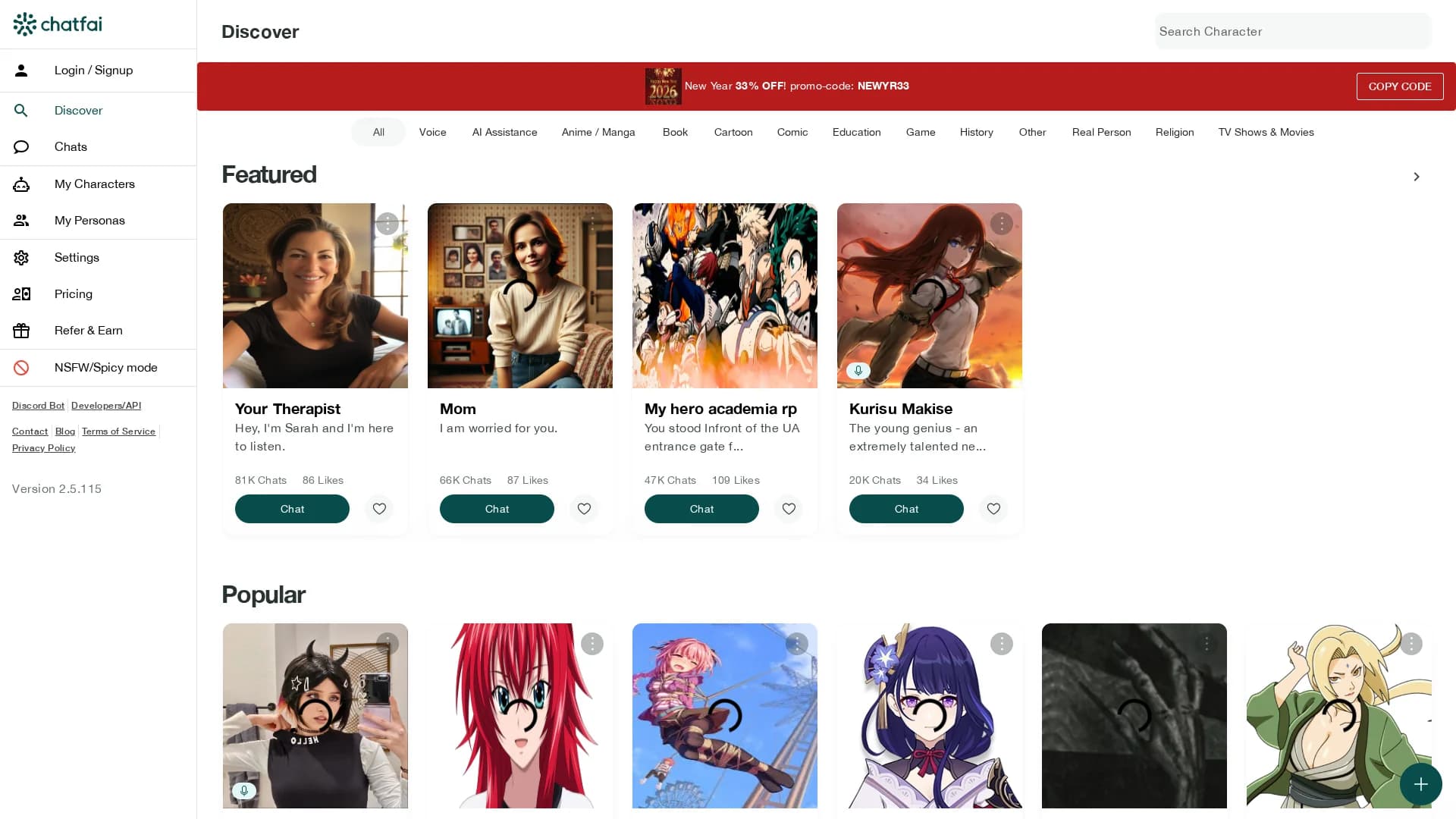 chatfai homepage