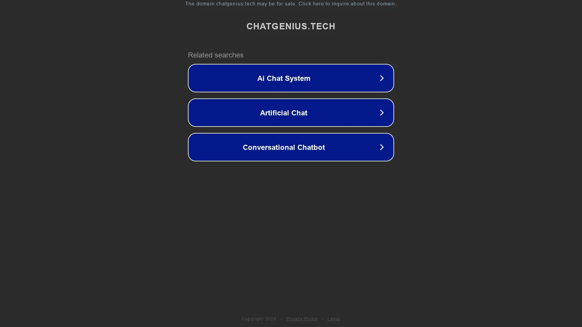 chatgenius homepage