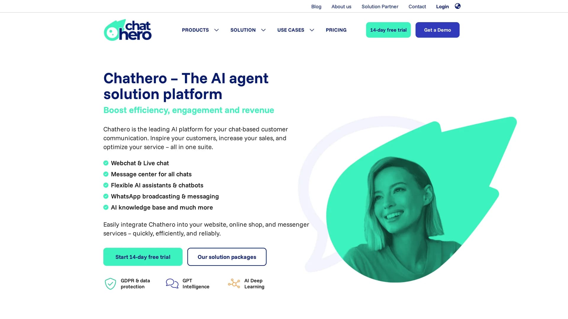 chathero-ai homepage