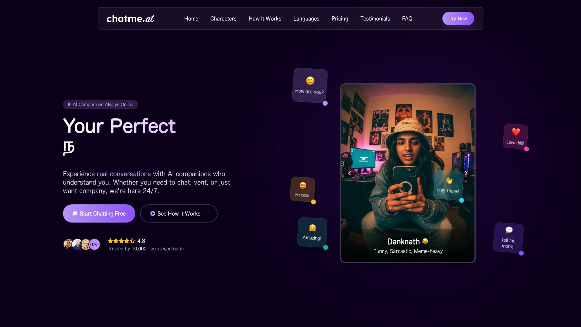 chatme-at homepage