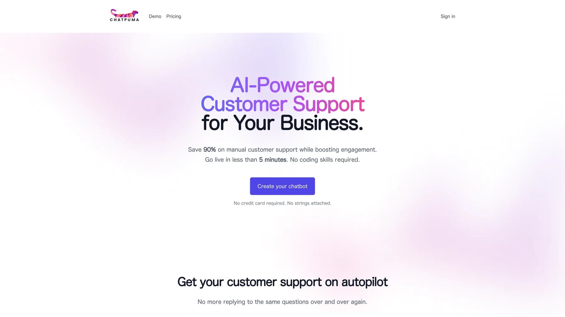 chatpuma homepage