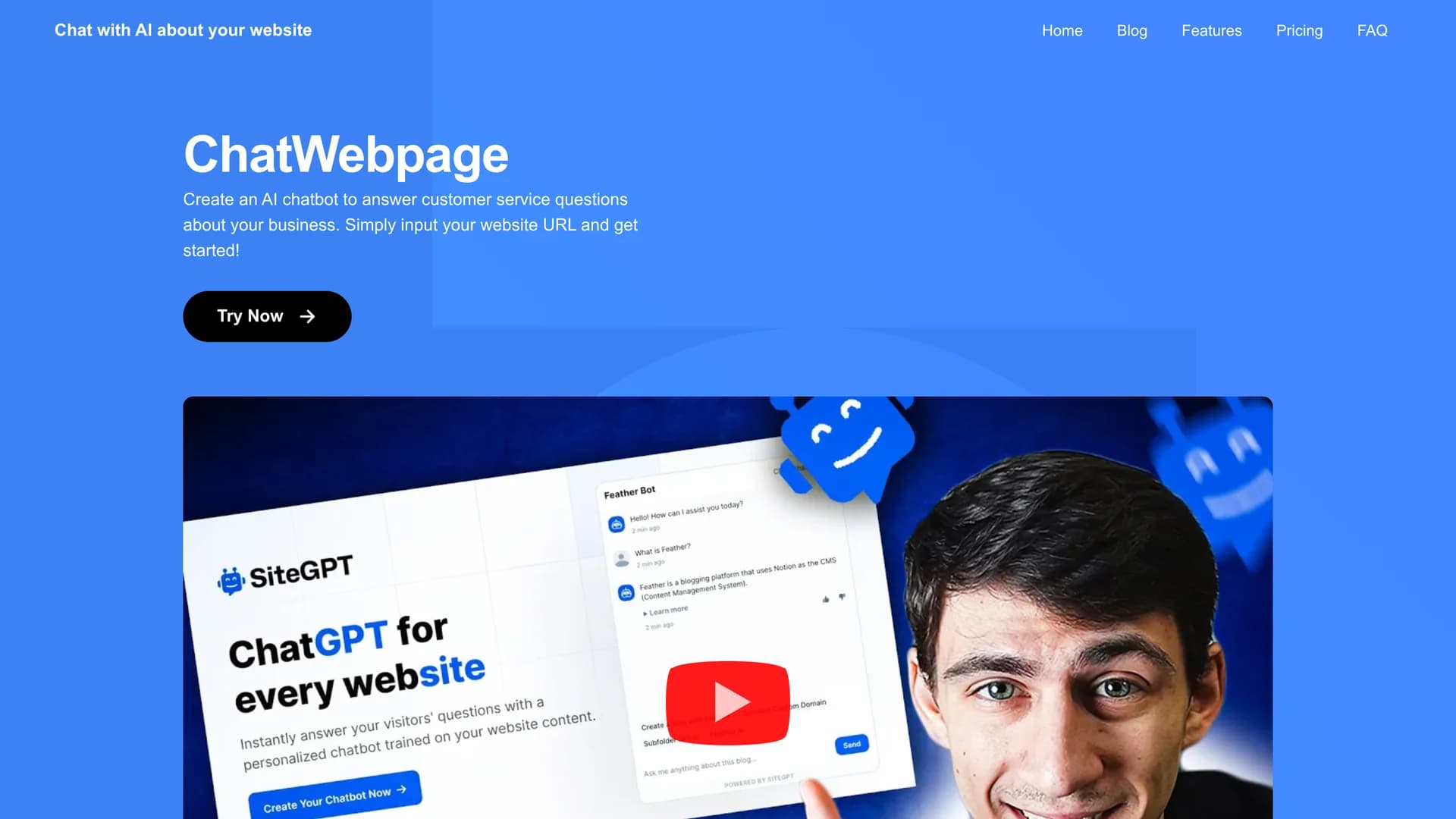 chatwebpage homepage