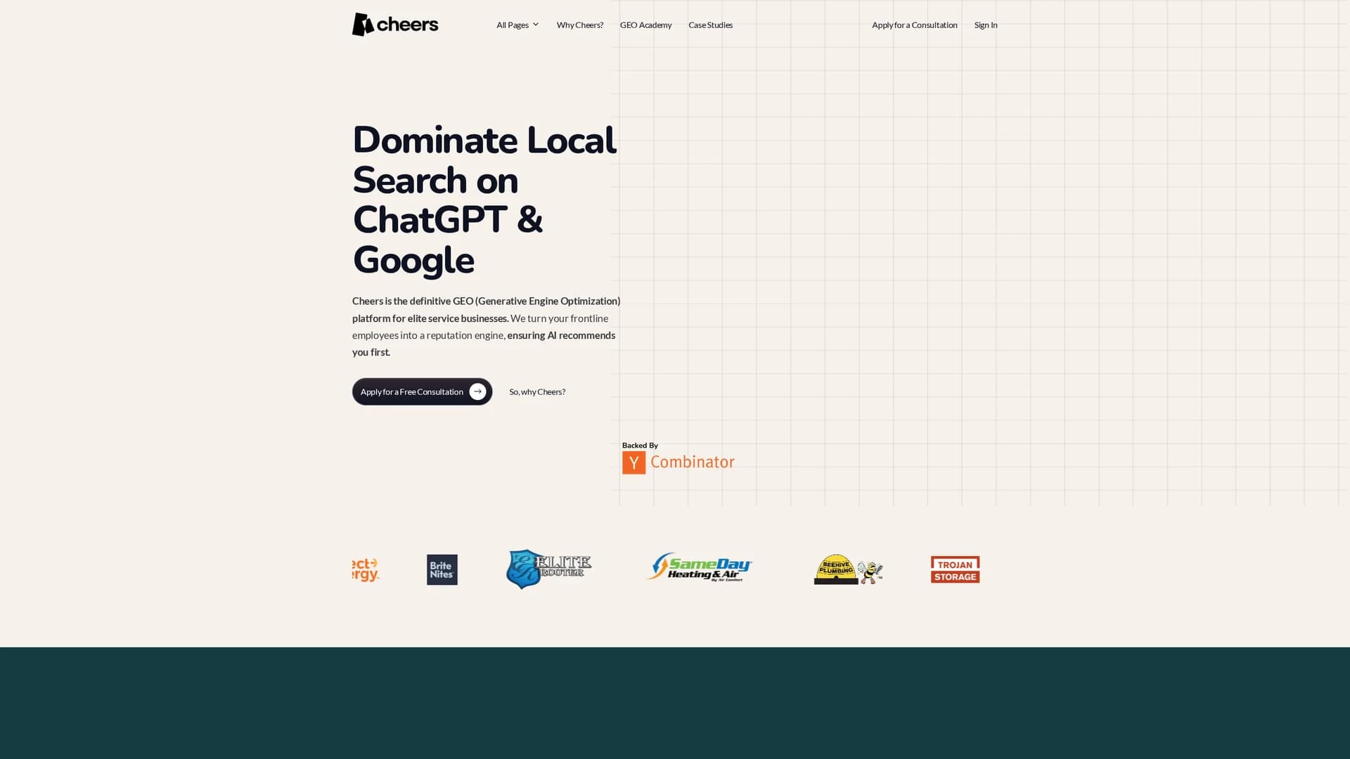 cheers homepage