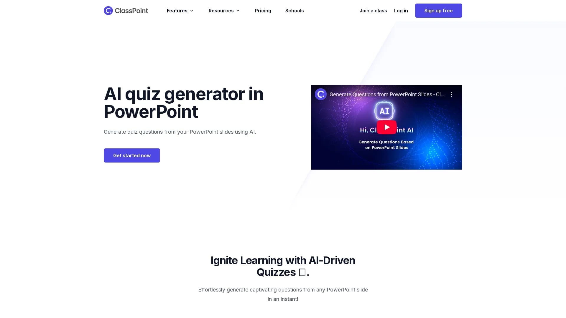 classpoint-ai homepage